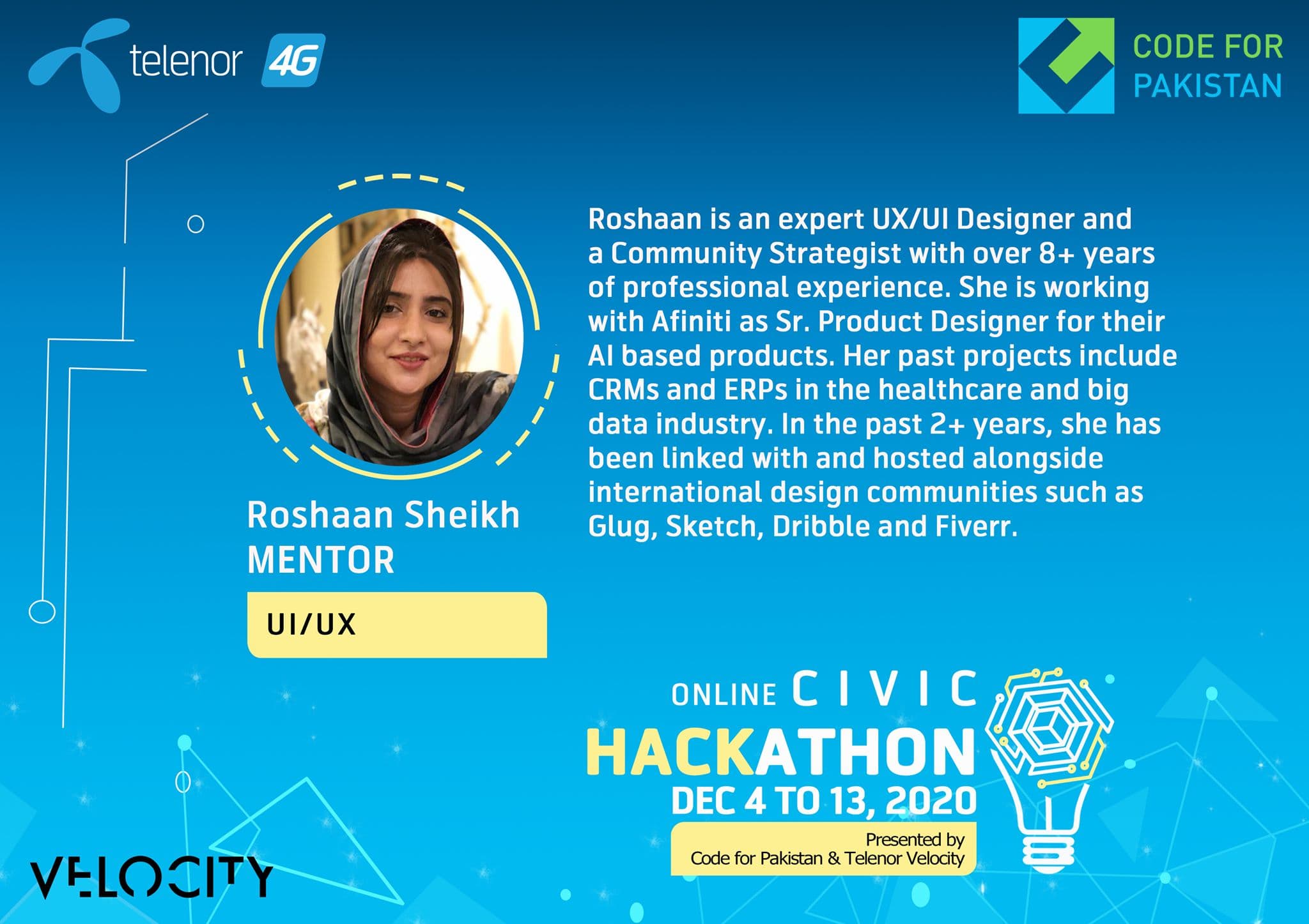 Code for Pakistan Civic Hackathon – Mentor event photograph 2